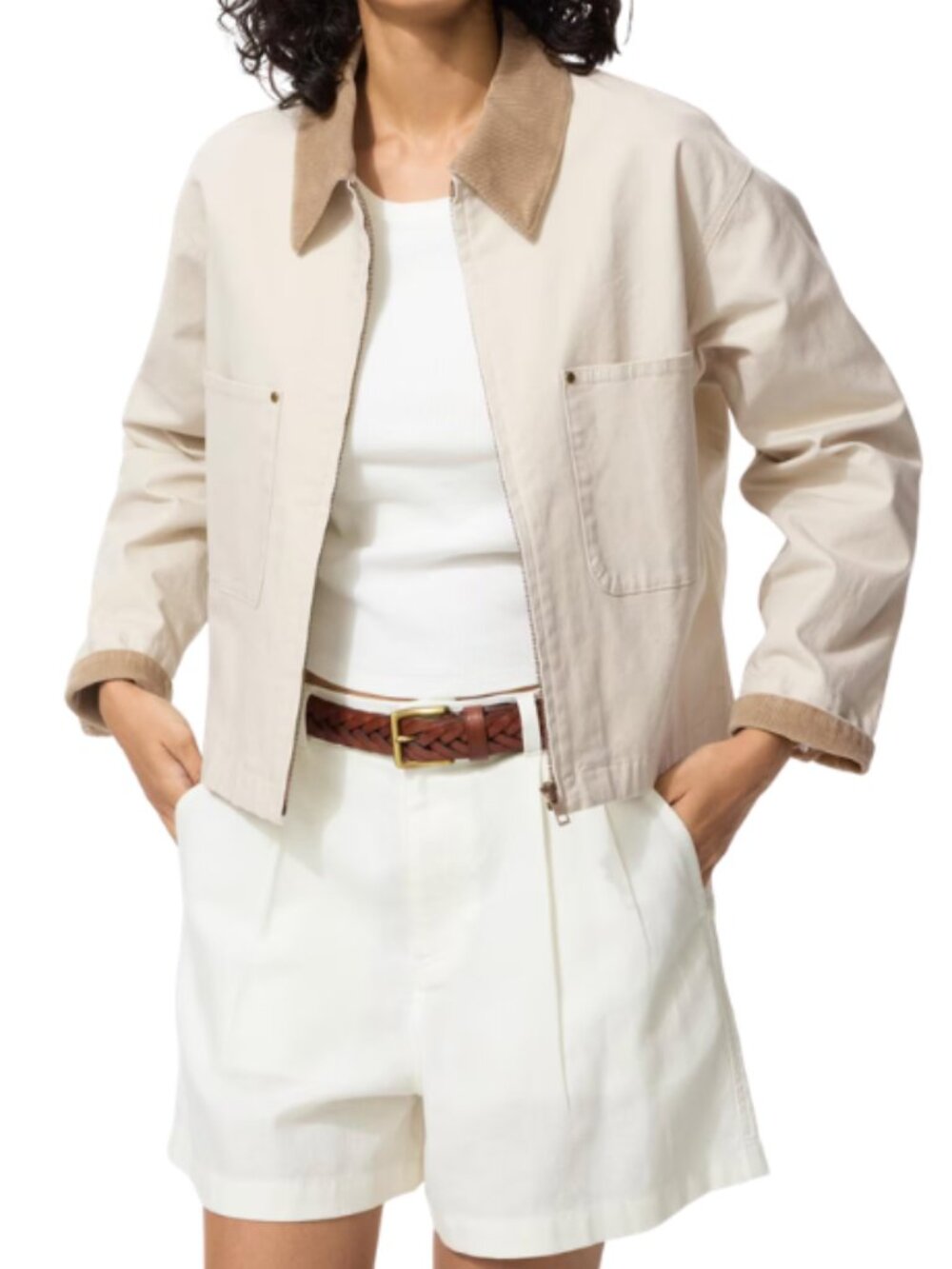 Uniqlo Zip-Up Short Jacket